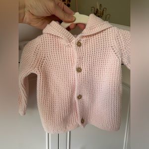 Carters Baby Girl pink Cardigan size 9M